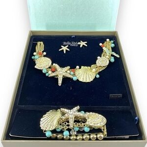Bella Del Mar Parure Necklace Bracelet & Earrings‎ Set